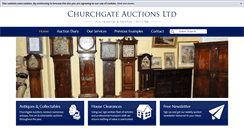 Desktop Screenshot of churchgateauctions.co.uk